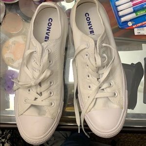 [Converse] All white Converse